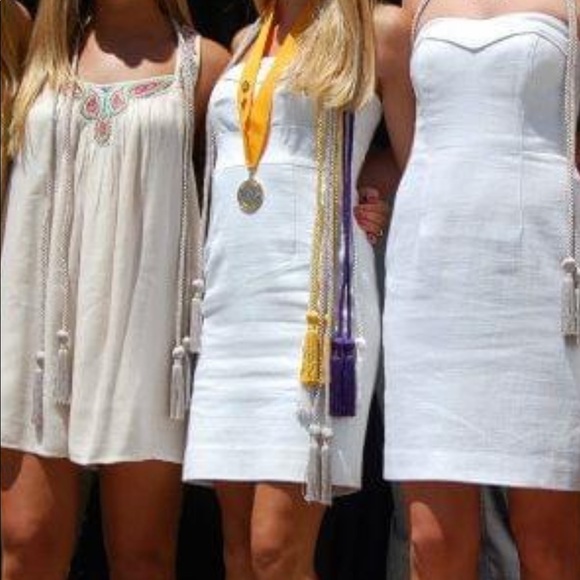 Trina Turk Strapless Dress. Size 0. White - Picture 2 of 2